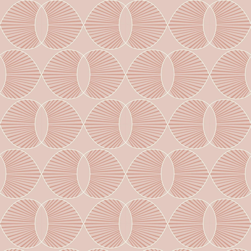 Lomé Paume 10' L x 24" W Wallpaper Roll, Rose Quartz, Faux Grasscloth, Non-pasted