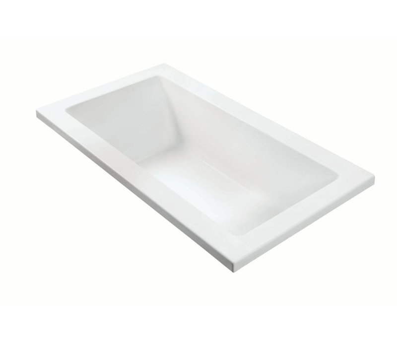 MTI Solutions 26 Soaker Tub, White, Drop In