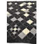 Tapis noir 5 x 8 Petrella