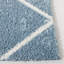 Geometric Blue/White Area Rug-1459753631