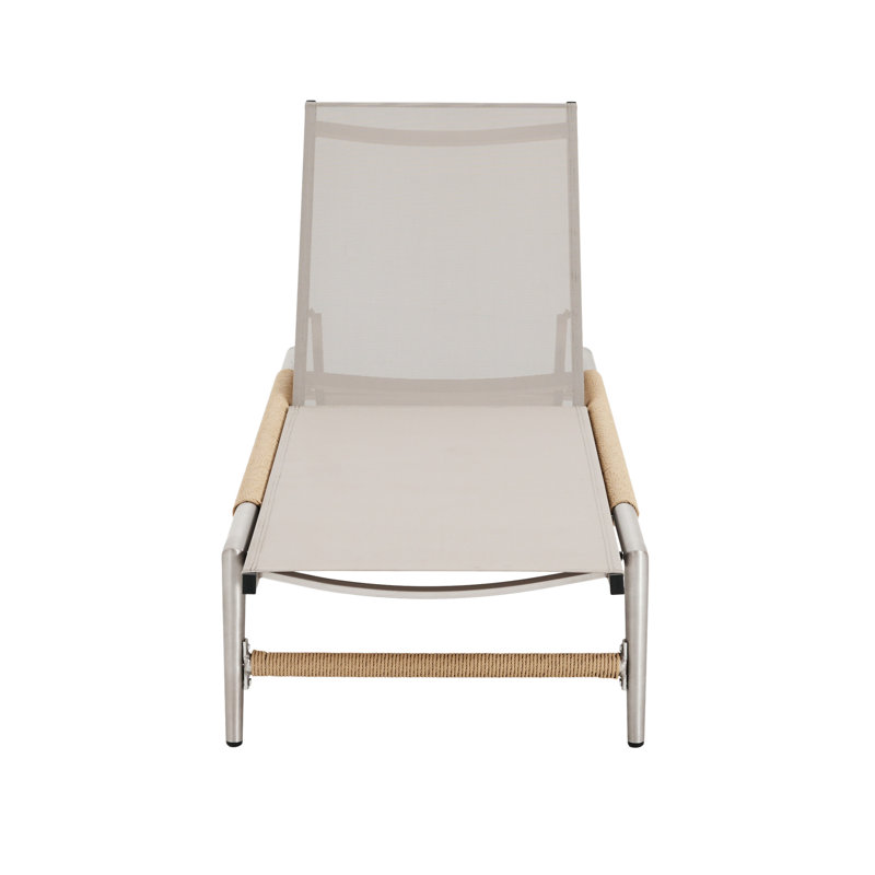 Hargrove Outdoor Patio Aluminun Chaise Lounge, 1