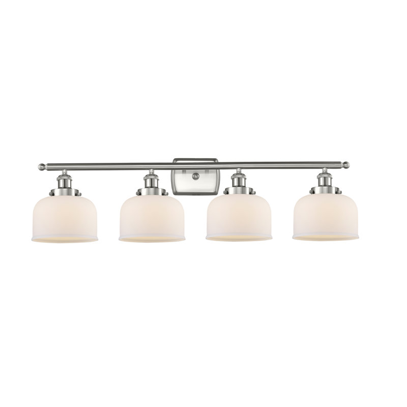 4 - Light Dimmable Bath Bar, Brushed Satin Nickel