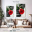 Hardie, rose rouge sur piano-108230747