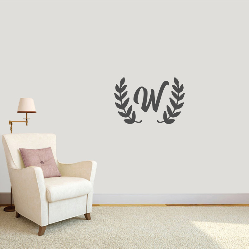 Adhésif décoratif couronne olive, Gris foncé, Oui