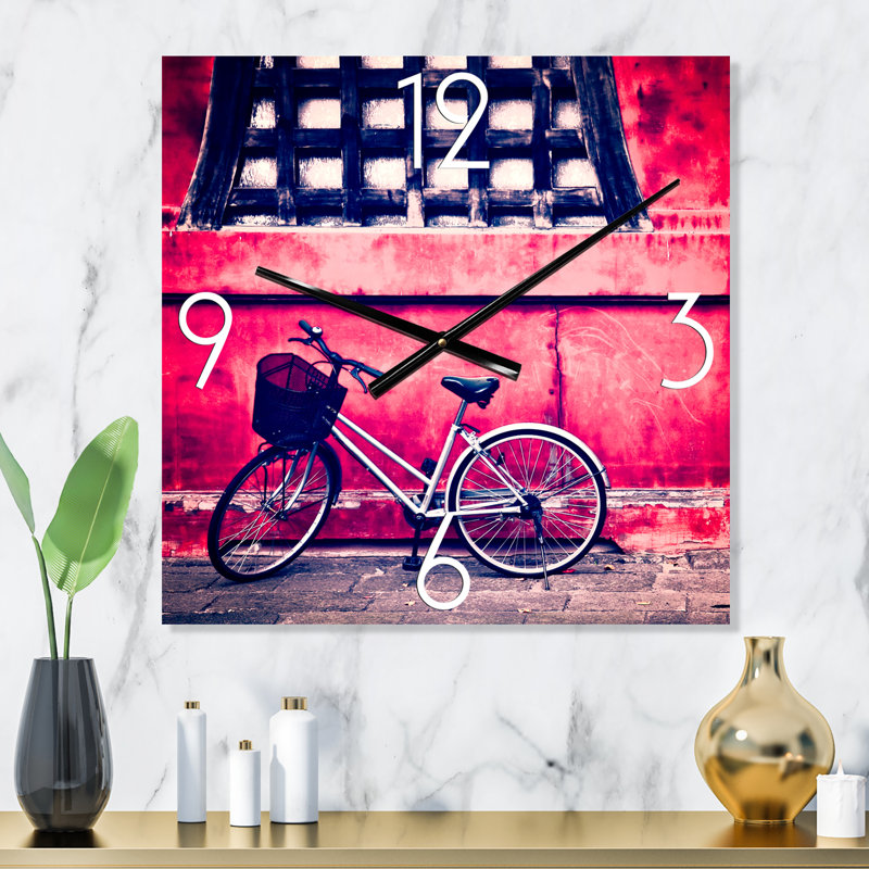 Horloge murale «Bike» par Oriental Zozoji Temple, Petit