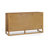 6-Drawer Double Dresser with Rattan Inlay Fronts and Faux Leather Pulls, Solid Wood Frame, Natural Modern Boho Storage-118226016