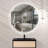 Naliyah Round Frameless Lighted Bathroom/Vanity Mirror-1111999743