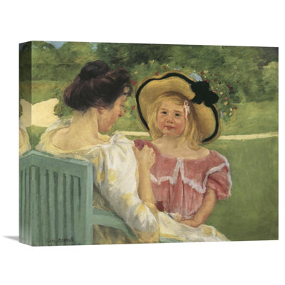 " Simone And Her Mother In The Garden 1904 " by Mary Cassatt