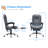 Nola Ergonomic Heated Massage Executive Chair-1238480123