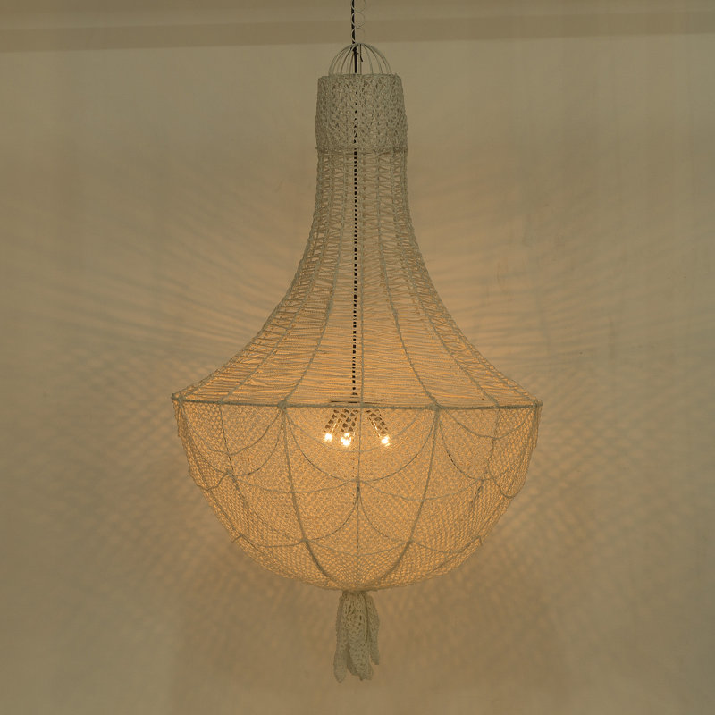Nellcote 4 - Light Chandelier, 52" H x 31" W x 31" D