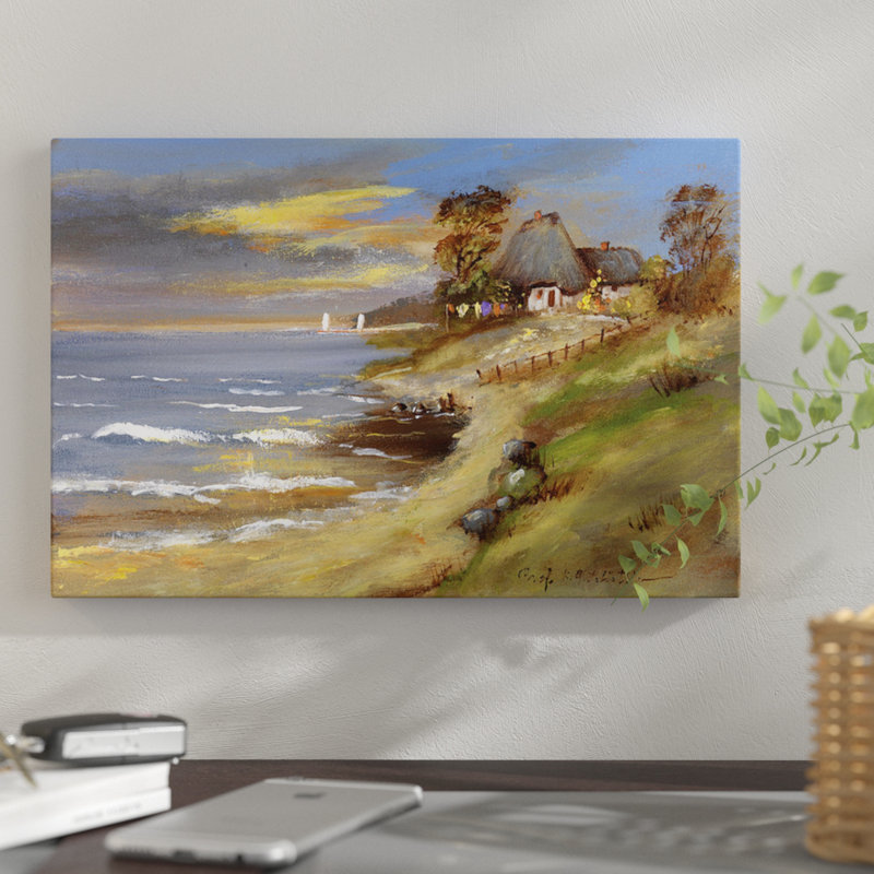 « view ii », impression sur toile, H 26 po x l 40 po x P 1,5 po, Pas de tapis, Toile tendue