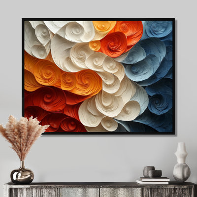 Mauer Fragmented Reality of Biomorphism Spiral II - Biomorphism Large, art mural