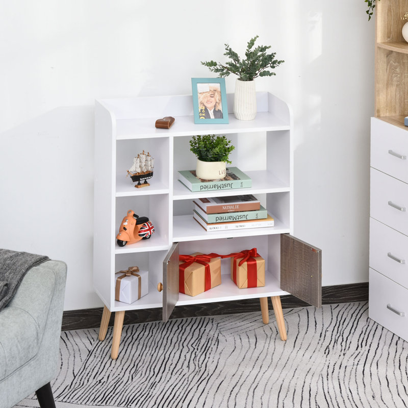 Brookfield 90.8cm H x 71.8cm W Standard Bookcase, White