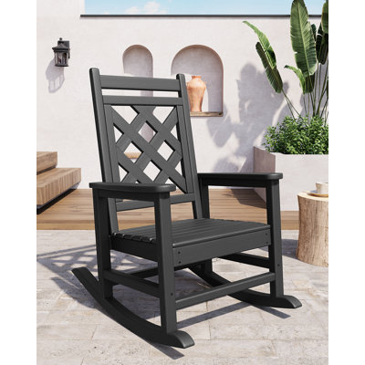 Chaise berçante Adirondack