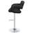 Black And Chrome Adjustable Bar Stool