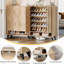 Armoire à chaussures à 6 niveaux avec portes