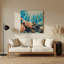 Hawaiian Coral Reefs, art mural gris en métal