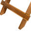 Table d'appoint en bois pliable, réglable et portable, finition, idéale pour les rassemblements Table d'appoint sans assemblage, pliable, s'adapte à côté