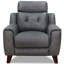 Fauteuil inclinable en cuir Roemy