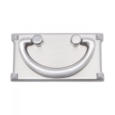 1 1/2" Center to Center Rectangular Plated Drop Handle Pull CF Series
