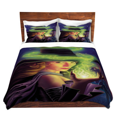 Ensemble de housse de couette DiaNoche en microfibre par Philip Straub - Hex of the Witch