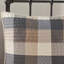 Ensemble de courtepointe à chevrons 6 pièces avec coussins décoratifs 6 pièces Neutre-108977435