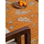 Tapis d'intérieur doré doré en laine à motif floral noué à la main-1714820347