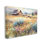 «Horse in Farmhouse Meadow» par Ramona Murdock - reproduction d'art sur toile tendue