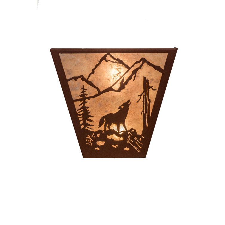 Rustic Lodge 2 - Light Flush Mounted Sconce