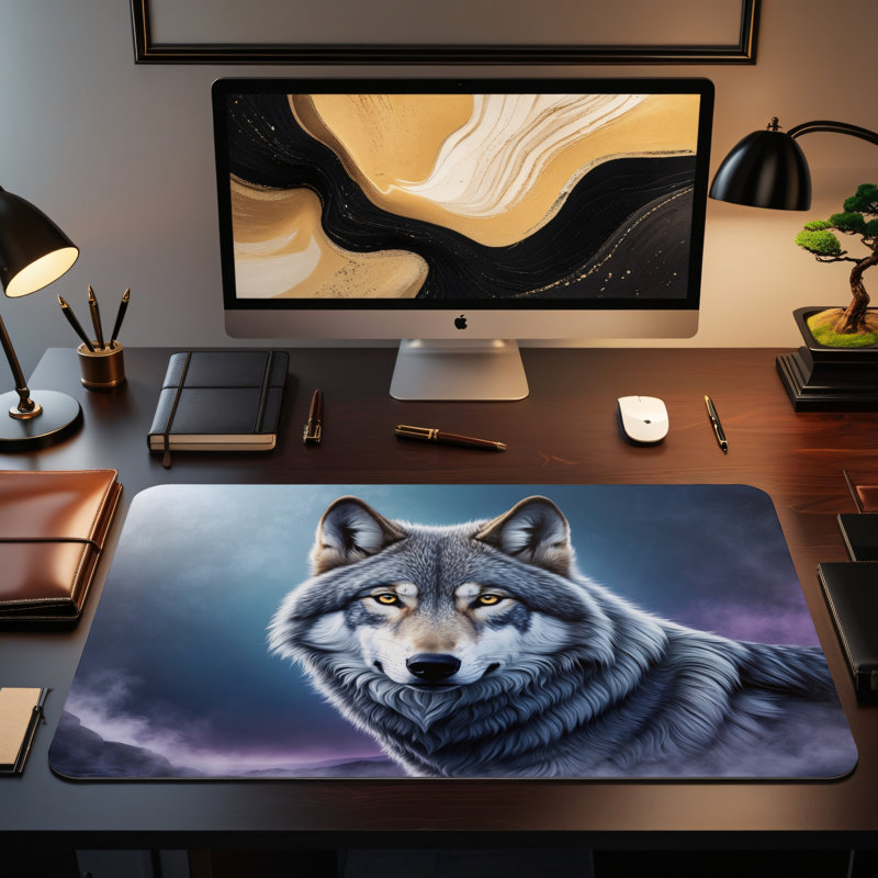 Polyester Desk Pad, 14.4x12.1