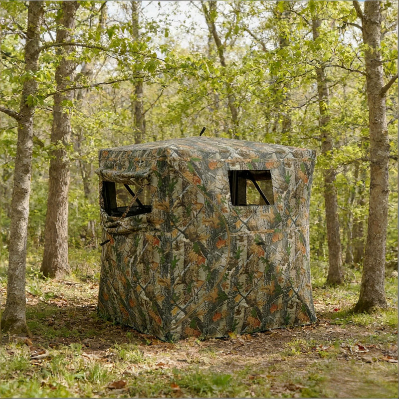 Abri toutes saisons, store de chasse, store transparent