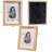 5X7 Shadow Box Frame Small Shadow Box Display Case 4 Pack Natural Wood Picture Frame Glass Surface Internal Depth 0.6 Inch For Wall Or Tabletop