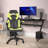 Katilyn Office Gaming Chair with Skater Wheels & Flip Up Arms - LeatherSoft-1790234787