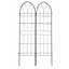 Barrière de jardin, paquet de 2 treillis de jardin en métal antirouille pour plantes grimpantes