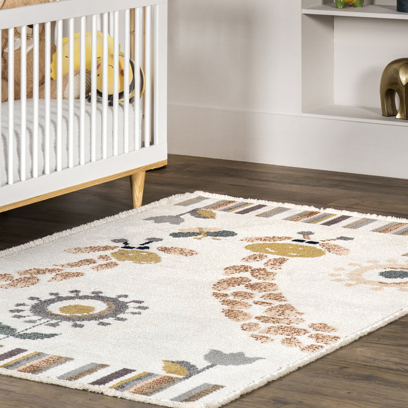 Tapis décoratif pour animaux Avianna, Rectangle 5 pi x 7 pi 6 po