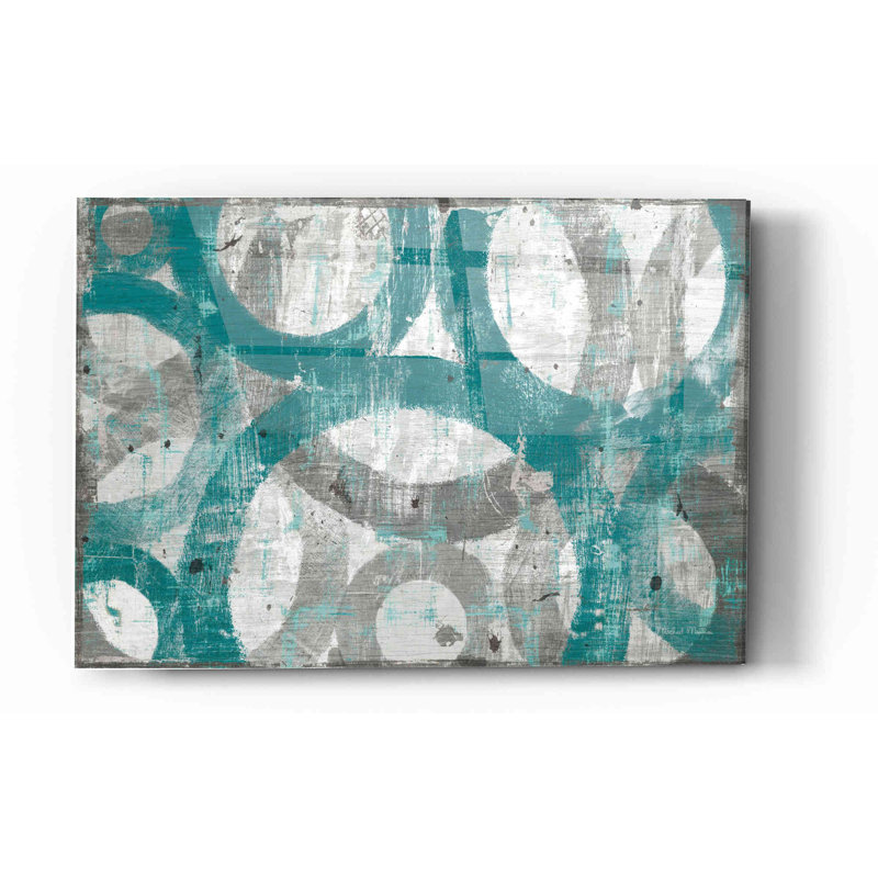 «Industrial I Teal» par Michael Mullan, H 12 po x l 16 po