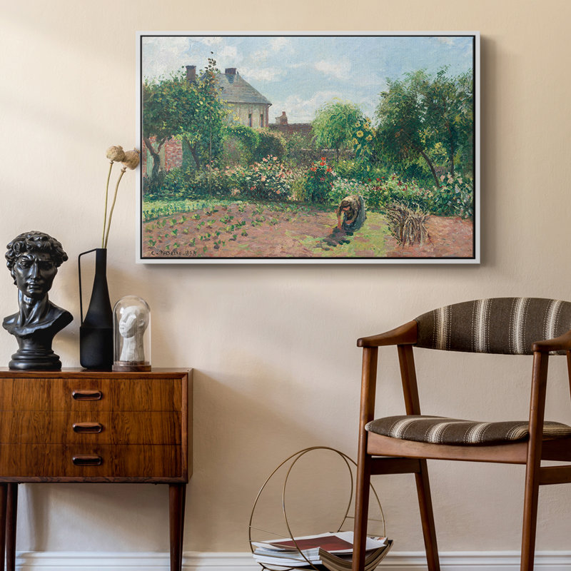 "Vintage Landscape - CCLII" sur toile, Blanc, H 27 po x l 41 po