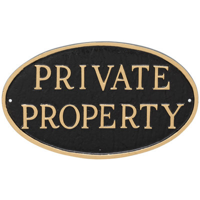 Weather Resistant Metal Garden Plaque