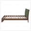 Cadre de lit en bois de pin de qualité supérieure avec tête de lit, design Mid-Century moderne pour le confort et le style-727544556-727544547
