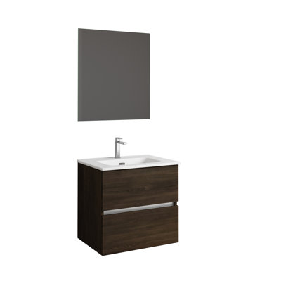 Guilbert 23.22'' Single Bathroom Vanity with Ceramic Top