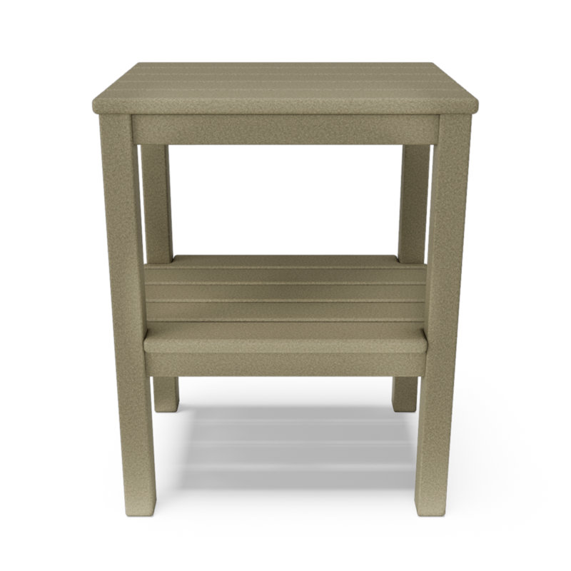 Table d'appoint - Bois patiné, Beige