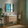 35.4 in. W x 19.6 in. D Wall Mounted Floating Vanity with Resin Composite Vanity Top