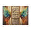 Psaume 91: 4 bouclier et protection, impression murale de Christian