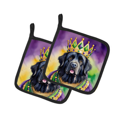 Paire de poignées Terre-Neuve King of Mardi Gras