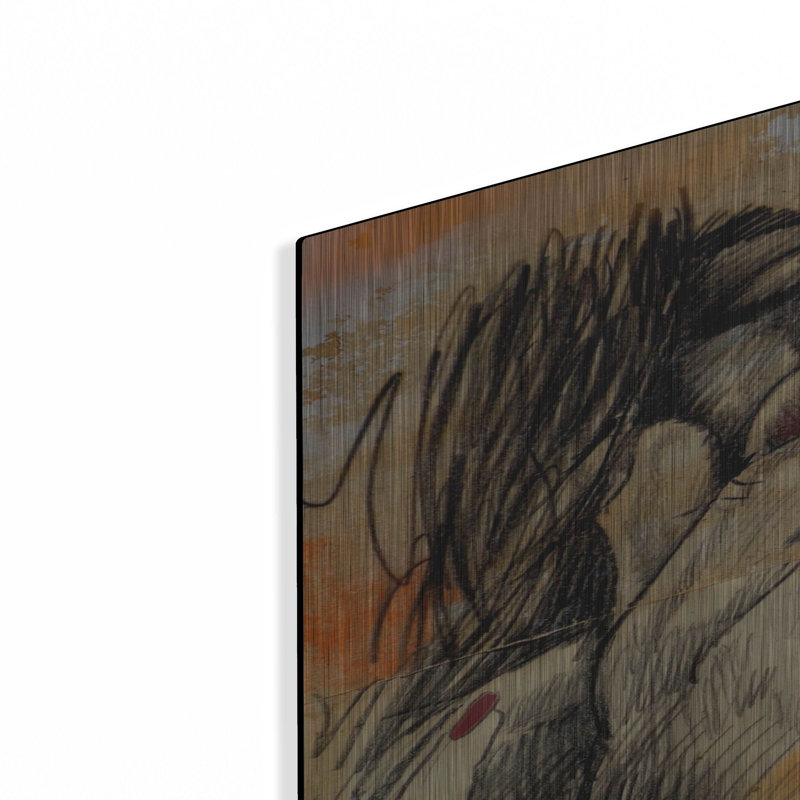 Art mural en métal «Savour and Desire» de Winston Porter, par Loui Jover, H 36 po x l 36 po