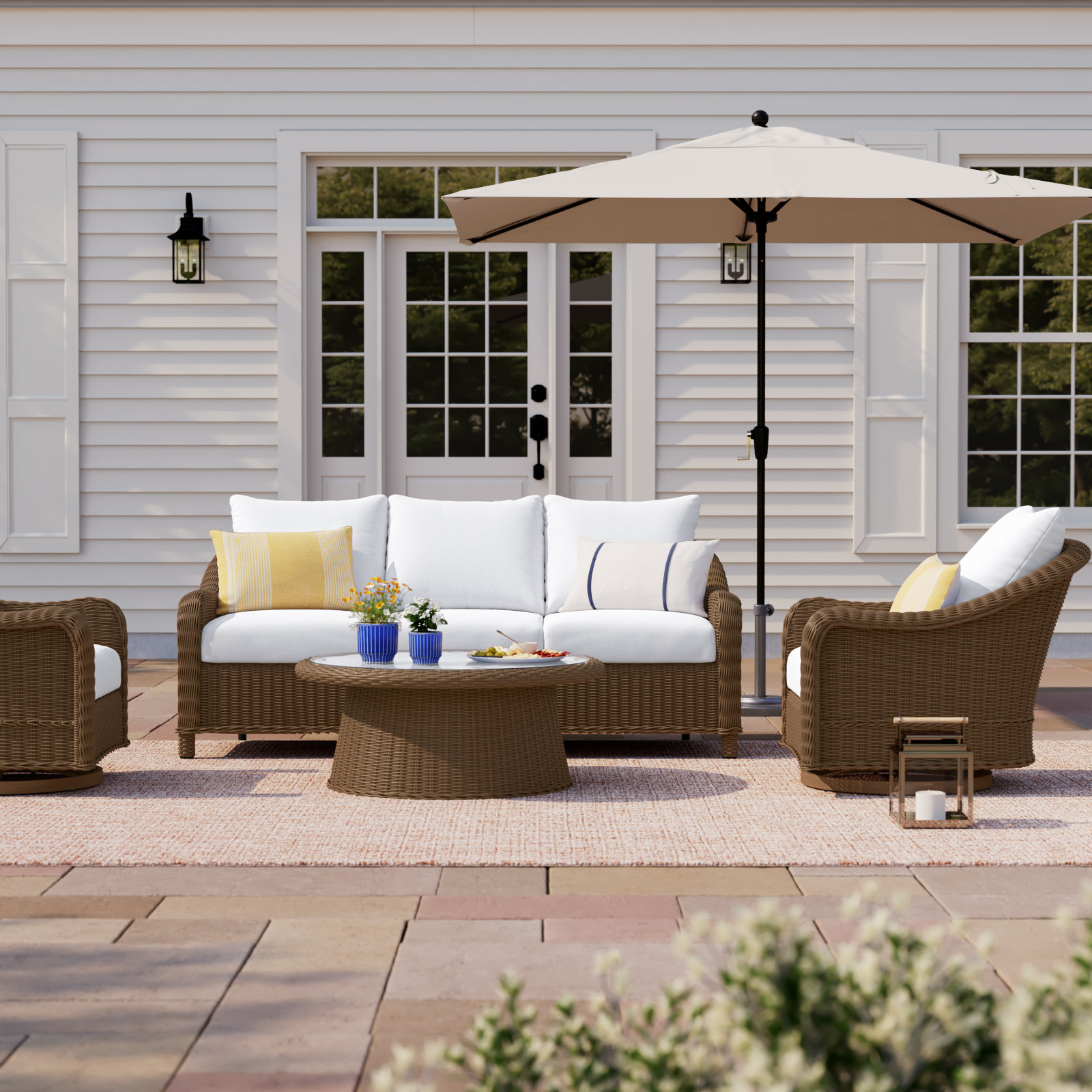 Hudson Outdoor Conversation Set