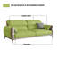 Causeuse-coussin standard en cuir véritable gris-1137776766