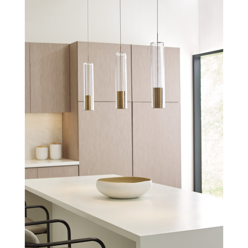 Captra 1 - Light Pendant, Aged Brass, No