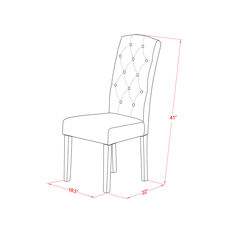 Chaise rembourrée Aggappora, Chêne, Chêne
