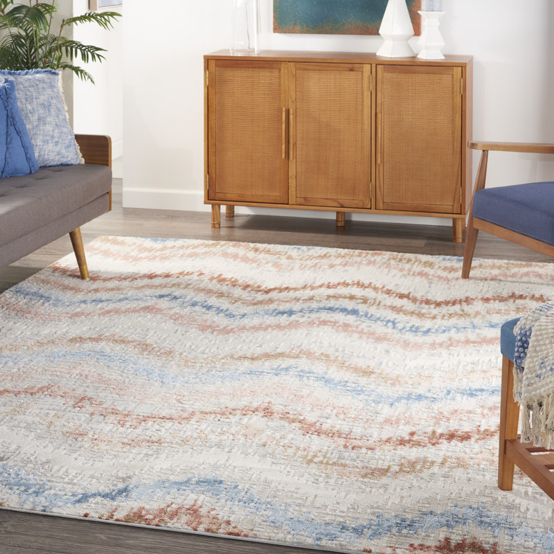 Tapis ivoire Rheba, Rectangle 7 pi 10 po x 9 pi 10 po